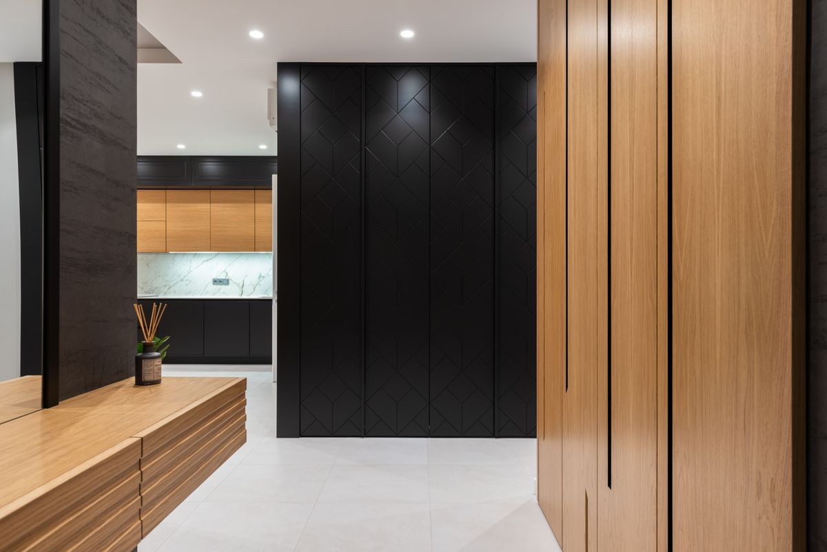 Walnut kitchen in progress