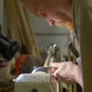 Bench hand portrait