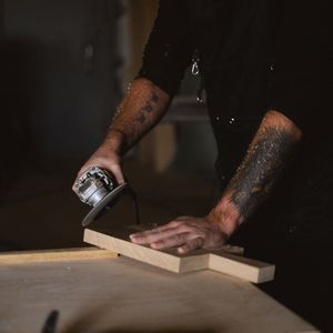 Bench hand portrait